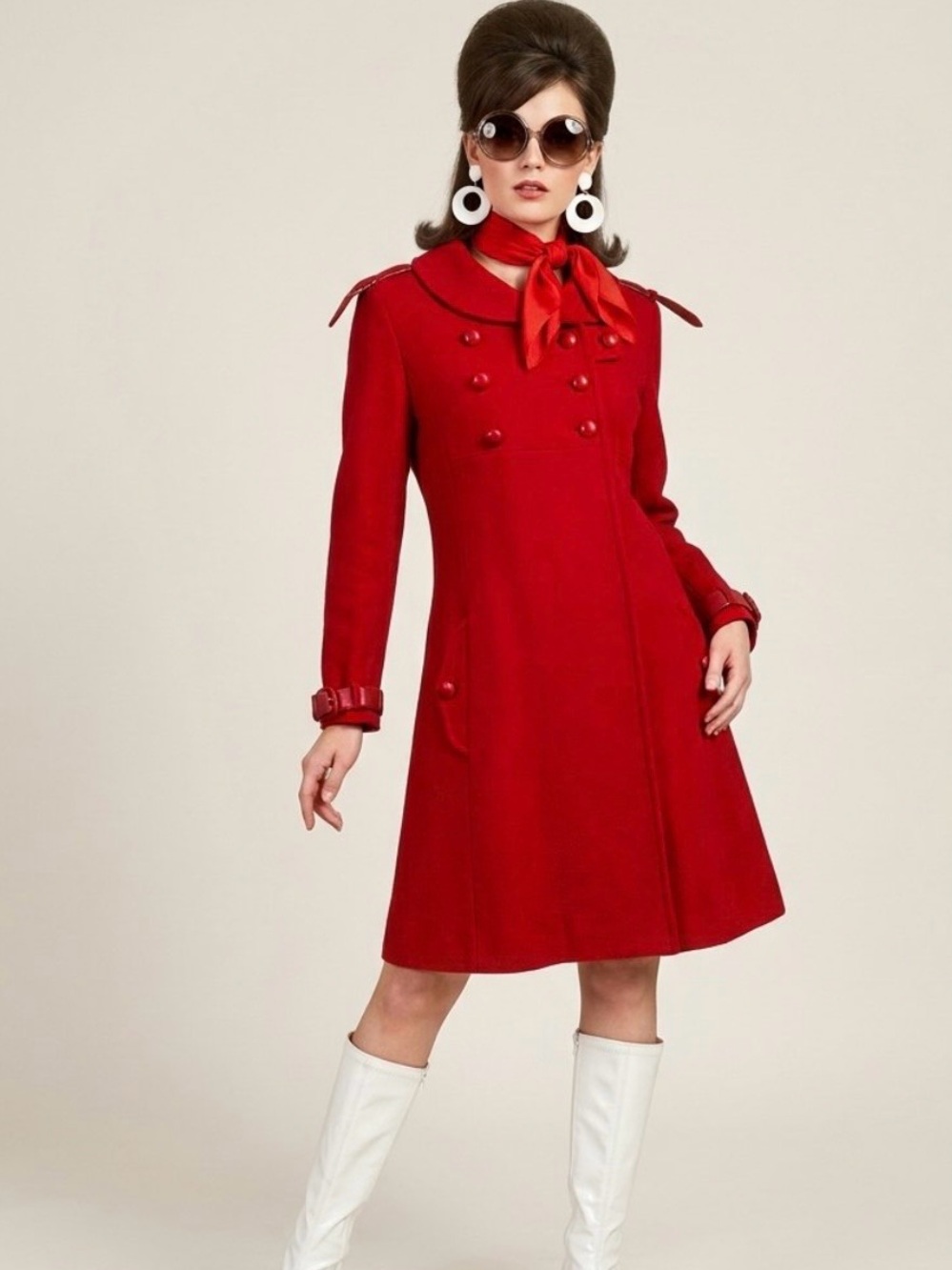 Vintage Iconic Milli Wool Button Jumper Jacket